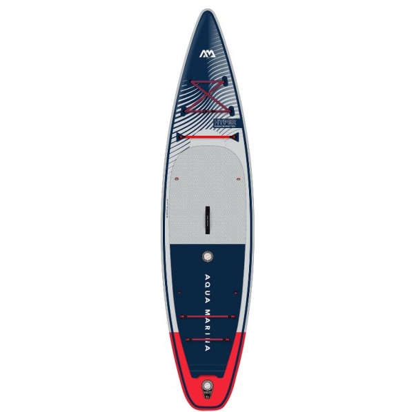 SUP-доска "Hyper 12'6" Navy" 381х81х15см, насос, лиш, киль, ремнабор, сумка, до 170кг