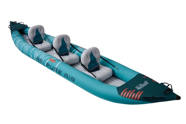 Надувная байдарка Kayak Glider-475 475x83х42см,3 весла, 3 сиденья, киль, до 230кг
